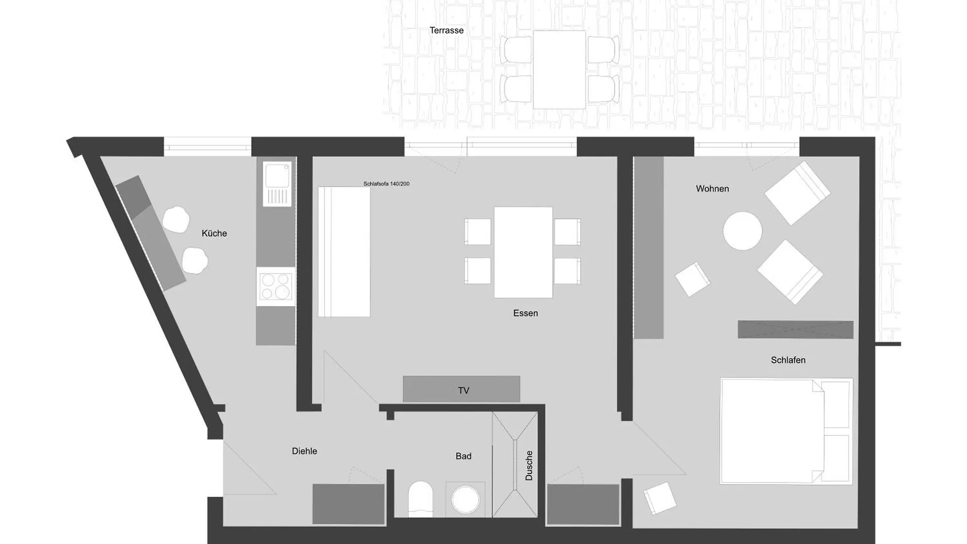 Daire Ferienhaus Riss Bolsterlang